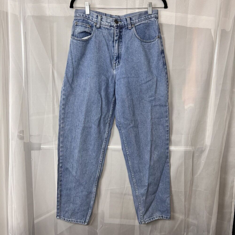Cherokee lightwash hi rise denim jeans 10p western workwear retro mom jean